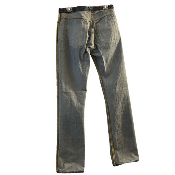 Men's 501 XX Levi Strauss Straight Leg Denim Jeans Stone Wash Size W34 - Picture 8 of 12